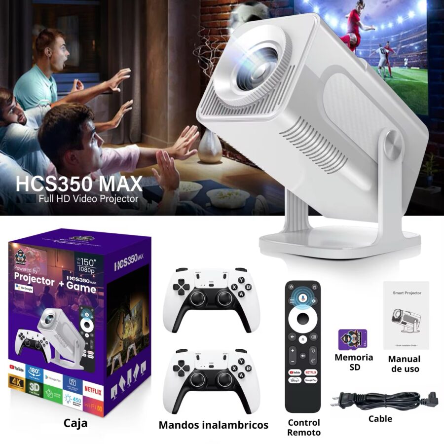 GAME PROJECTOR HCS350 MAX - Imagen 3