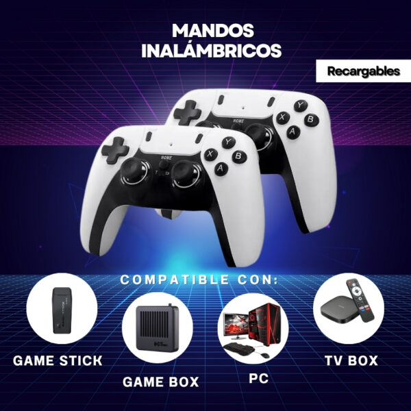 MANDOS INALAMBRICOS RECARGABLES