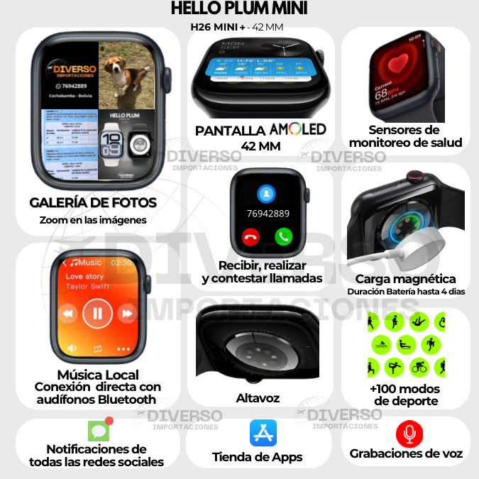 HELLO PLUM H26 mini+ - Imagen 4